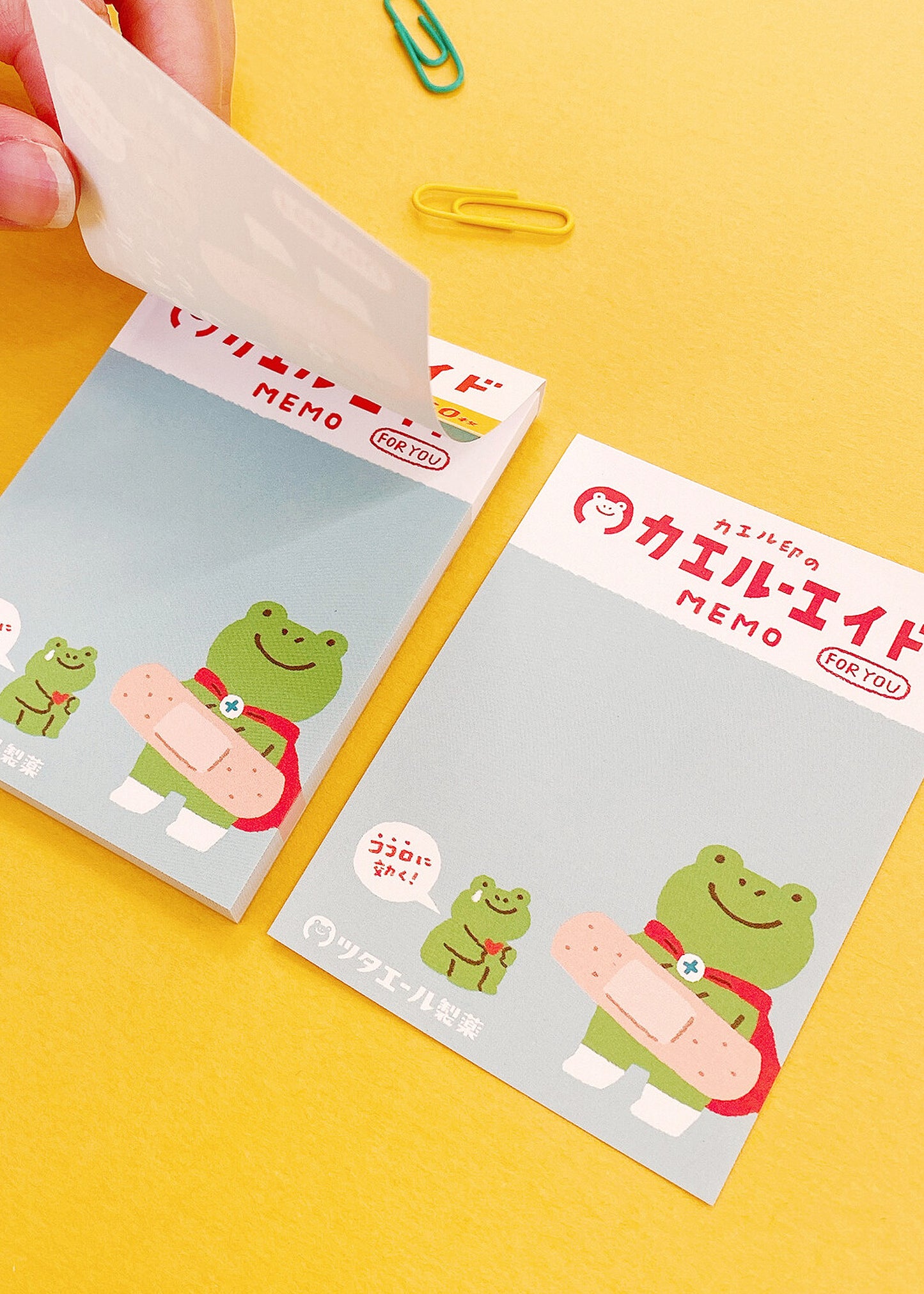 FROG & BANDAGE Memo Pad